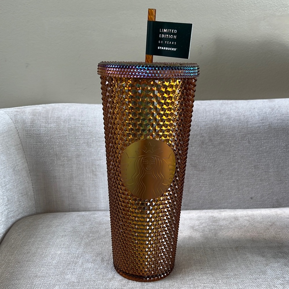 Starbucks Limited edition 50 year anniversary cup with tags
